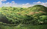 Private commission , the view from Mitchel Troy Common &nbsp;&copy;&nbsp;2026&nbsp;Lynda Jones